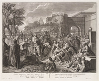 KG 12271
<br/>
De intocht in Jeruzalem.
<br/>
<em>Bleyswijck, François van (1671-1746)</em>